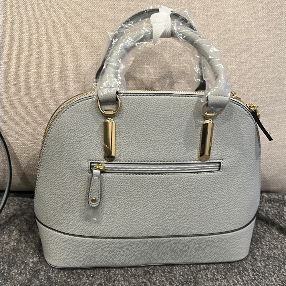 Elegant Gray Handbag